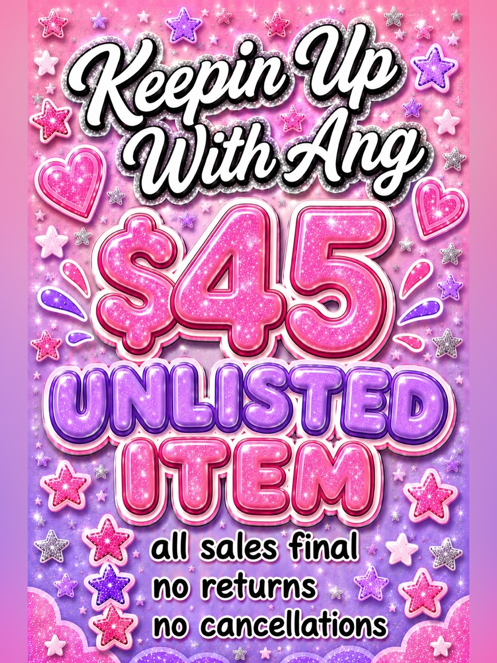$45 & Up Unlisted Item (4)